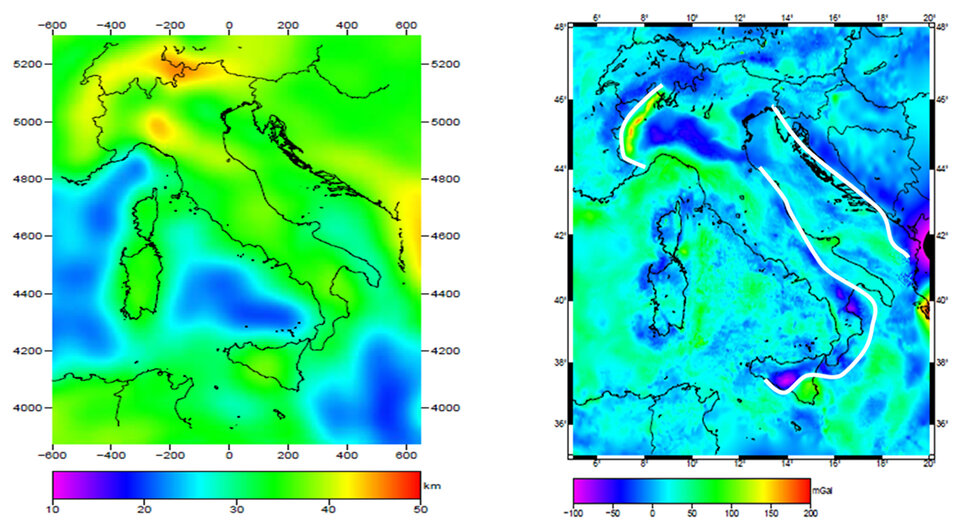 Moho e gravità