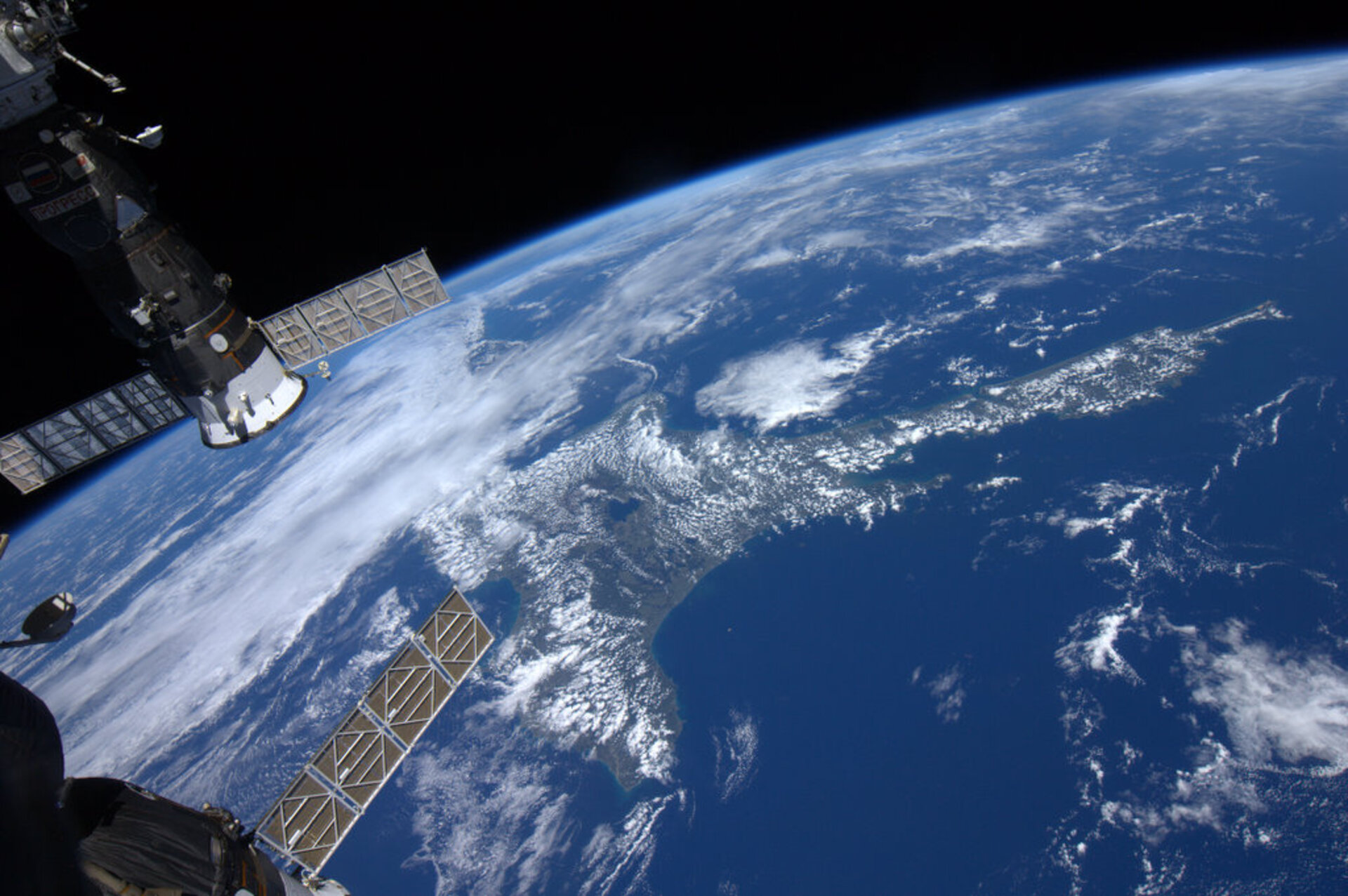 North Island, New Zealand, as seen from the ISS