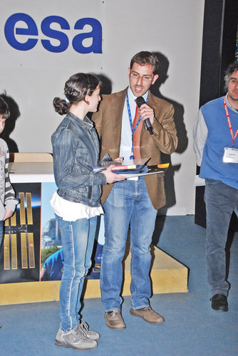 Premiazione di giovani studenti dell'Istituto Comprensivo 'Martin Luther King' di Roma