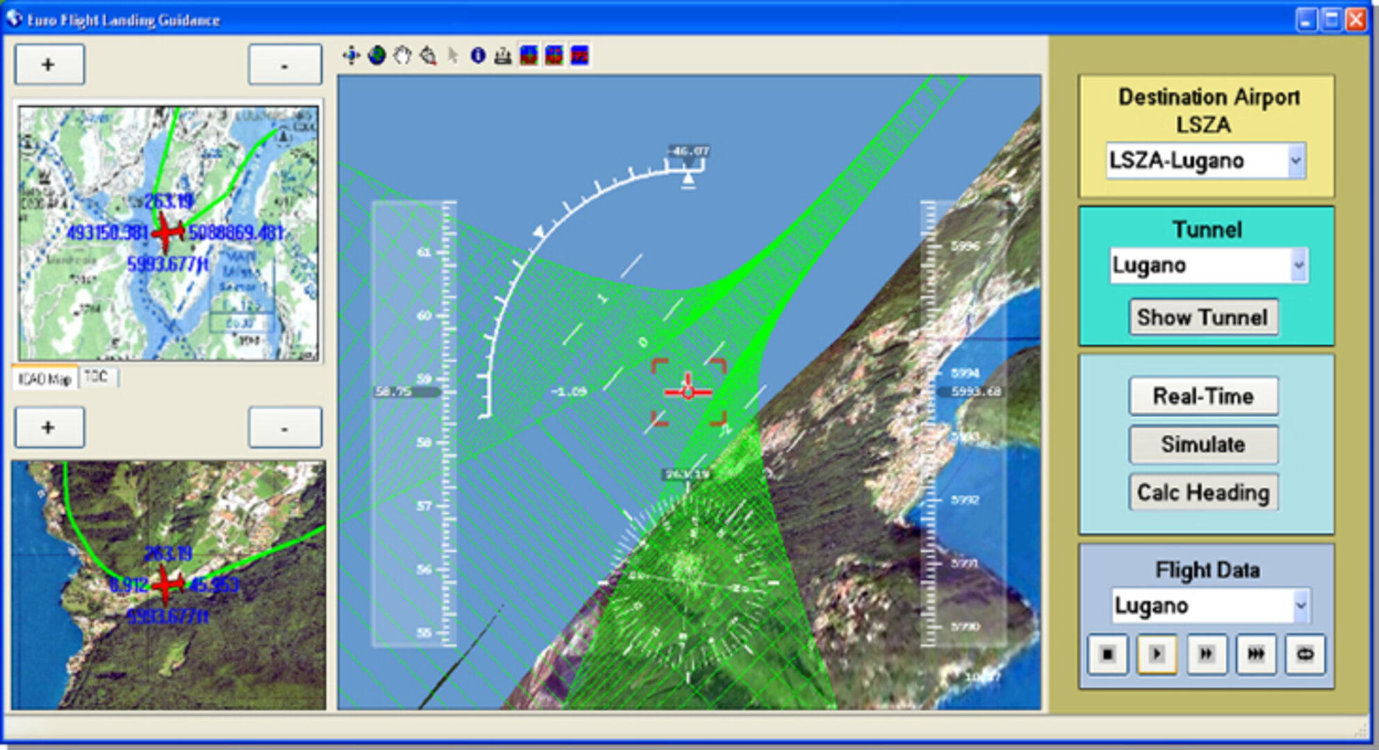 3D-PILOT monitor visualization
