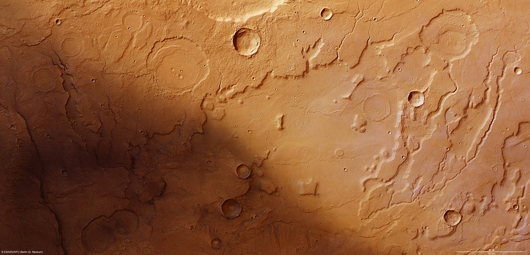 Acidalia Planitia and Tempe Terra transition