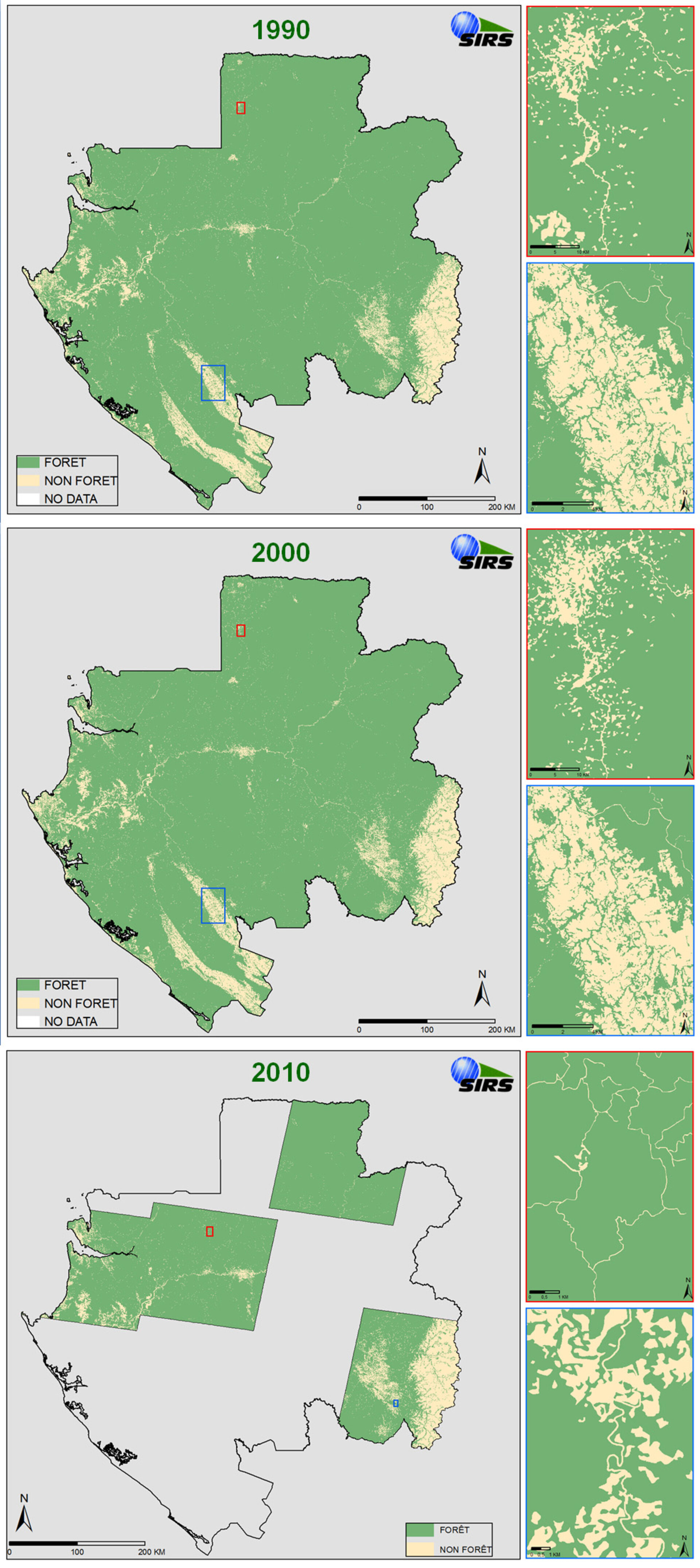 Gabon forest cover