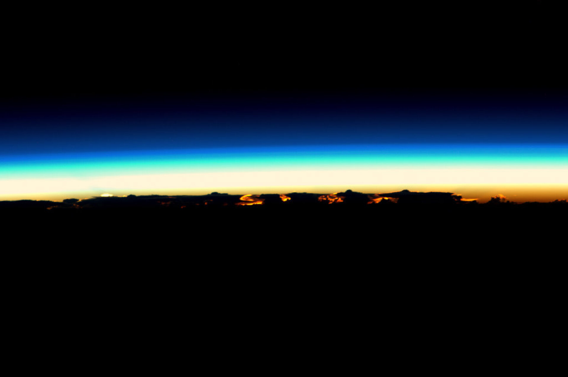 Nightfall from the ISS