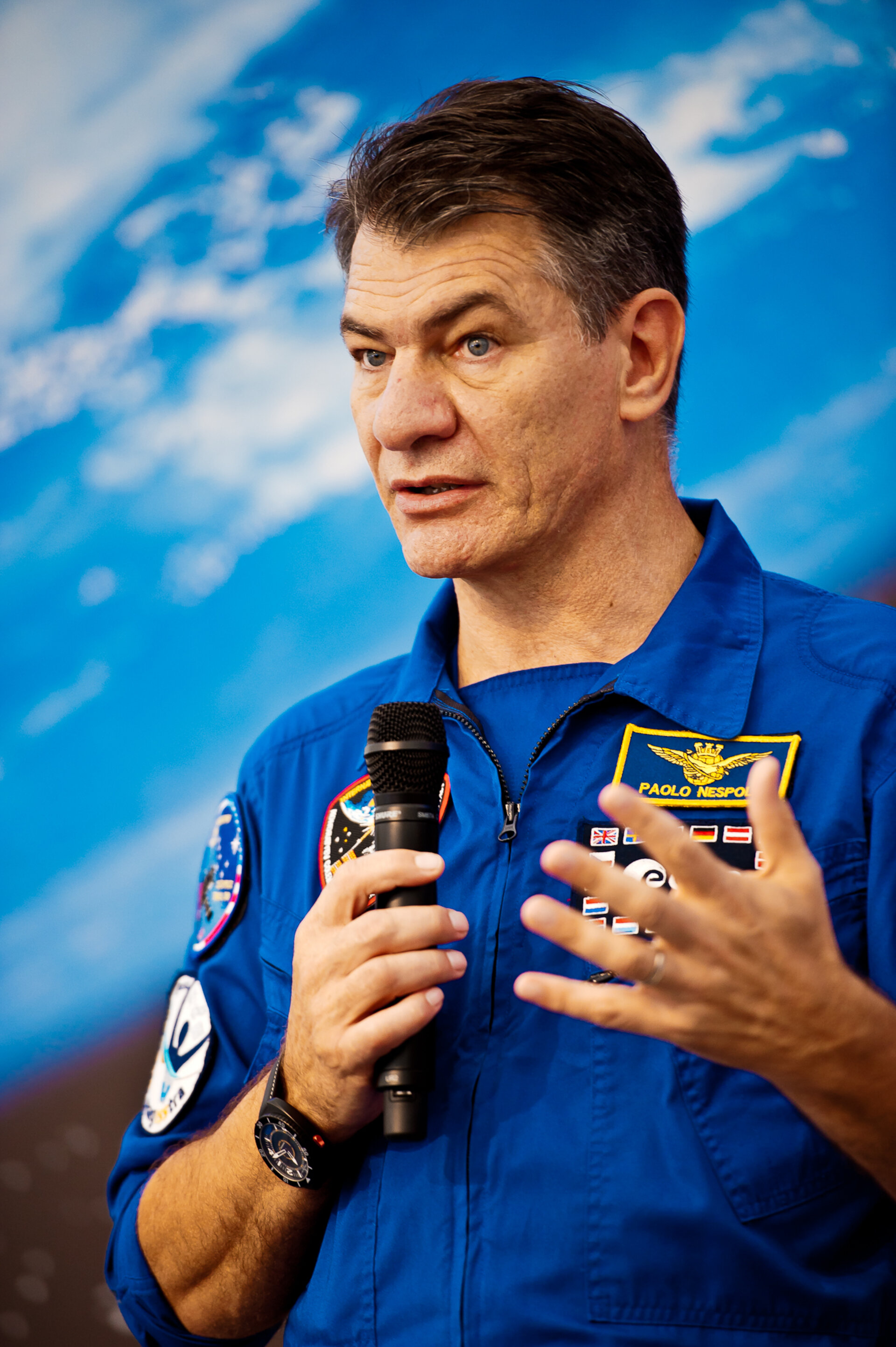 Paolo Nespoli at #spacetweetup