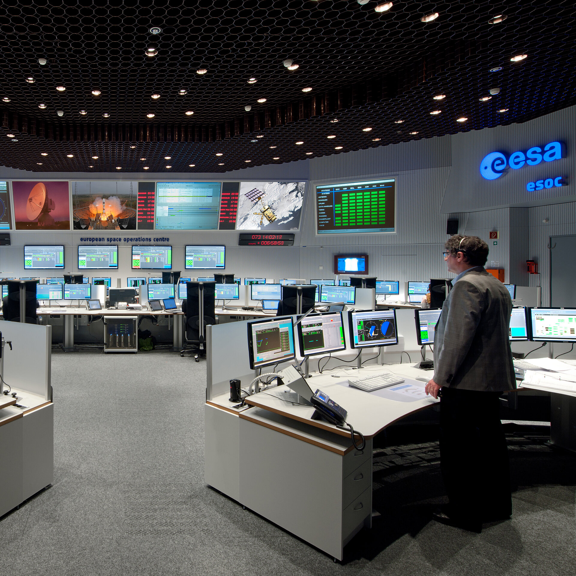 ESOC control room