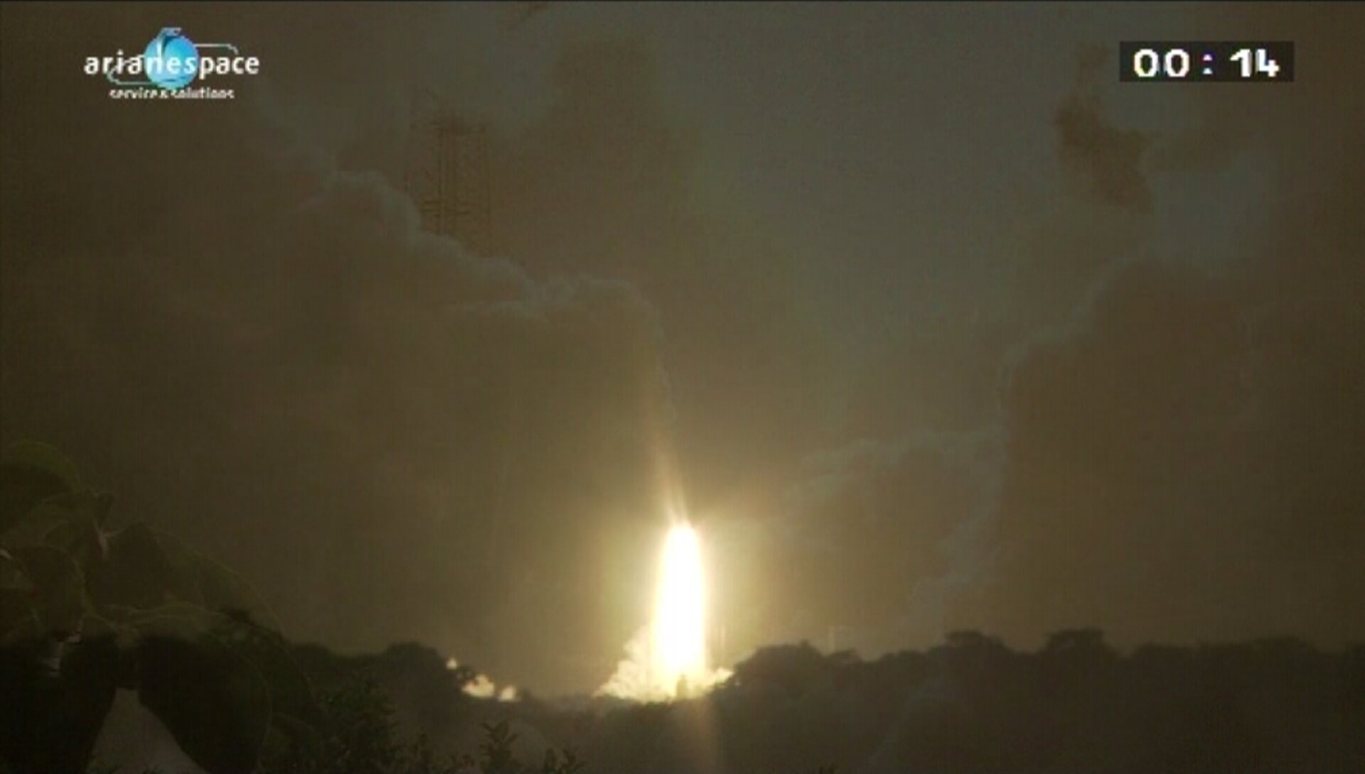 Liftoff of Ariane VA206