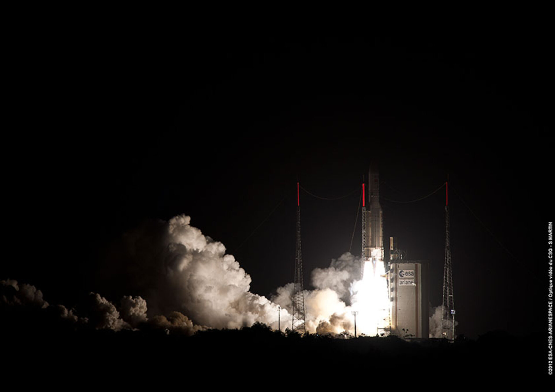 Liftoff of Ariane VA206