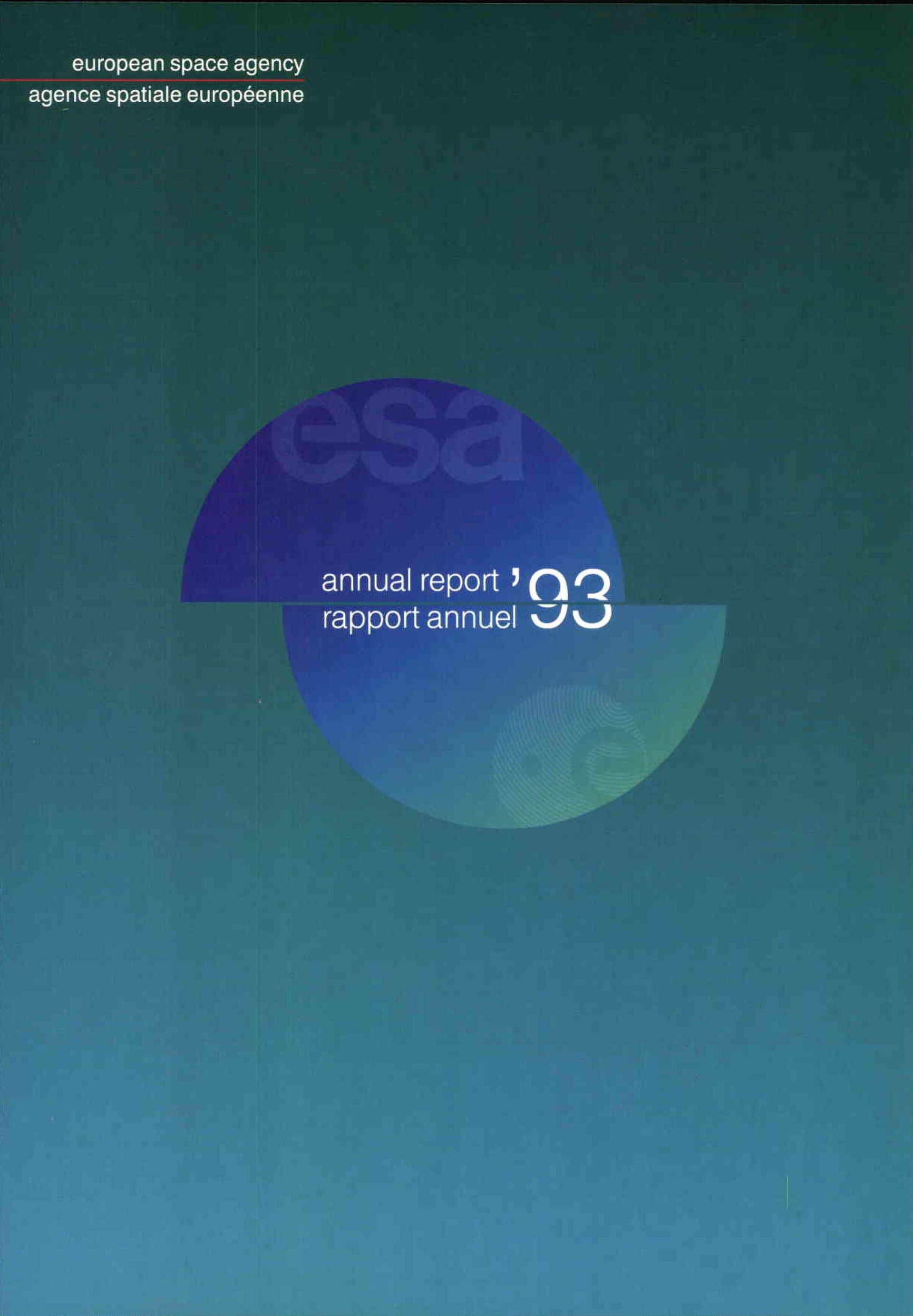 Annual Report 1993 cover