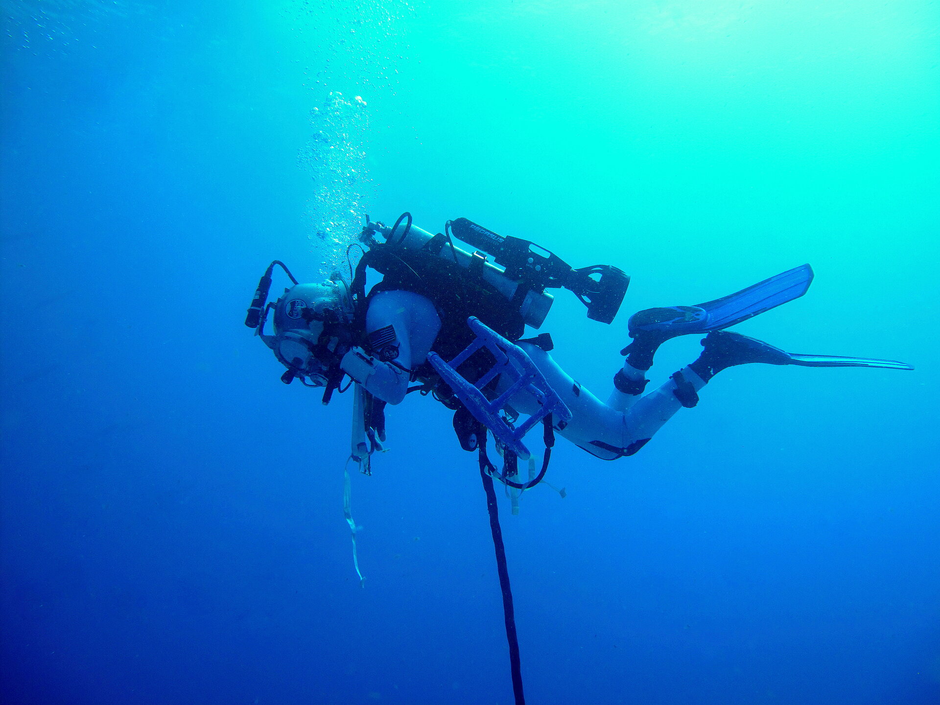 Aquanaut with jetpack