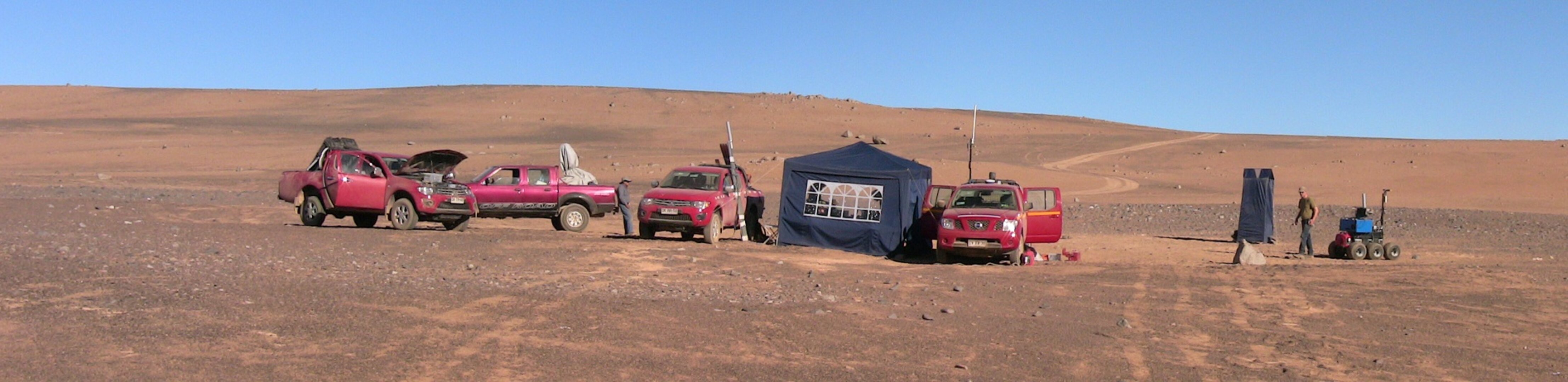 Desert base camp