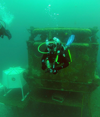 ESA astronaut trainer Hervé Stevenin at NEEMO base