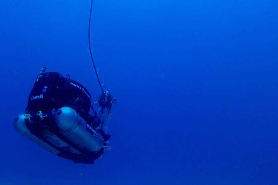 Ponorka zapojená do programu NEEMO.