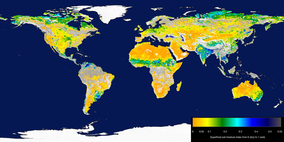 SMOS soil moisture index