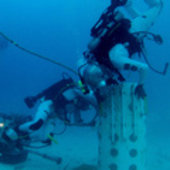 ESA & NASA astronauts train underwater during the NEEMO project