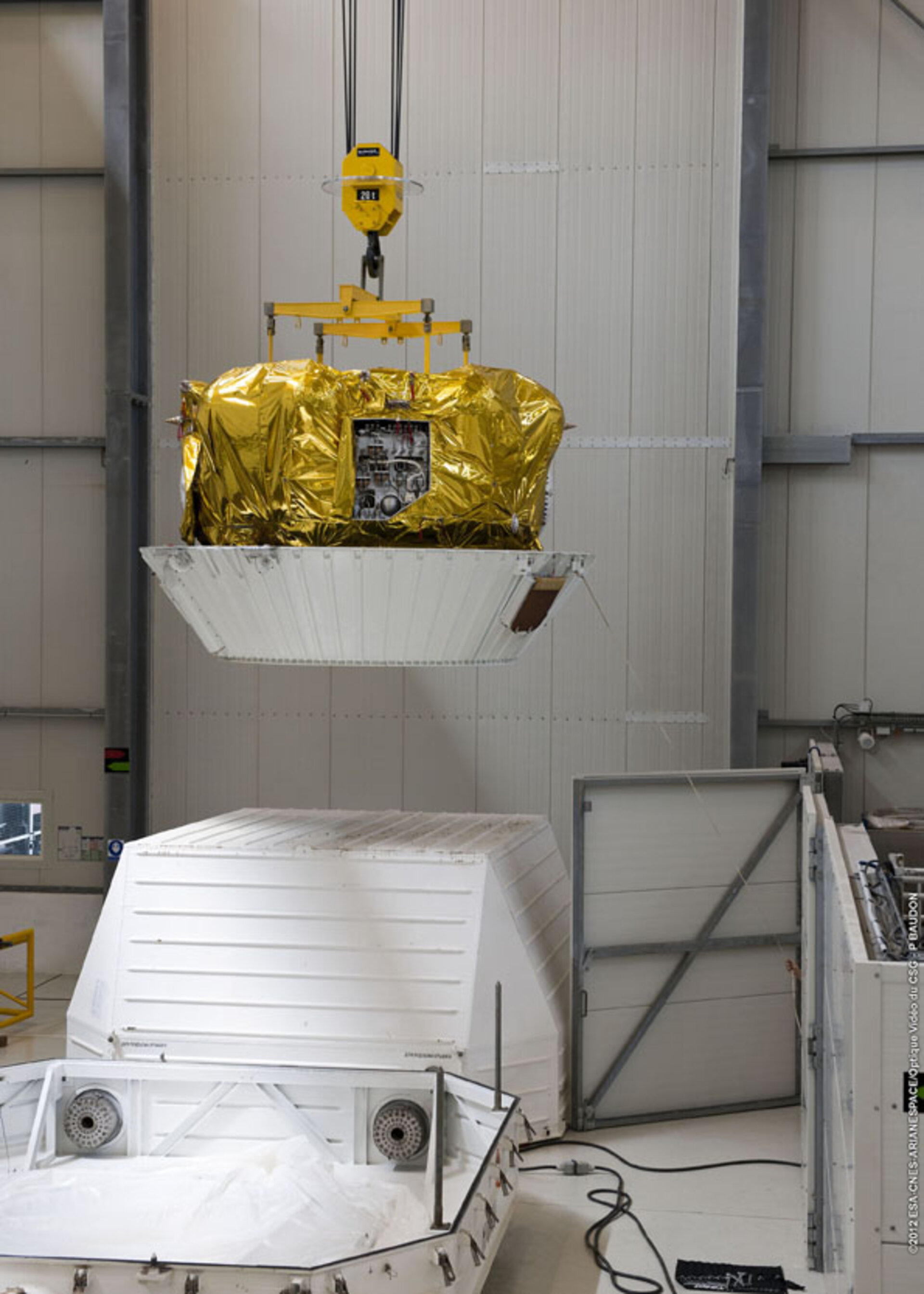 Fregat final stage arrives in Kourou