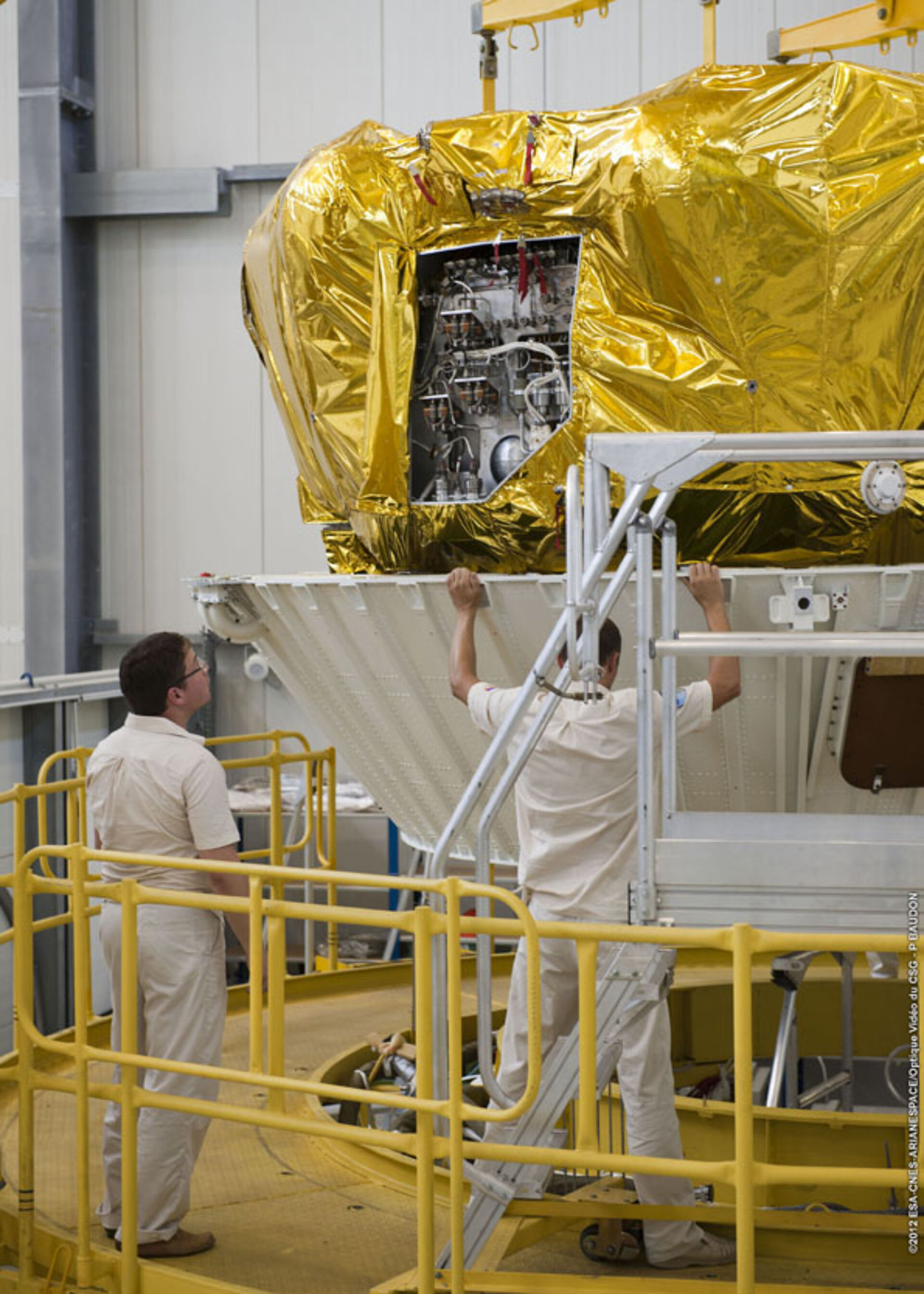 Fregat final stage arrives in Kourou