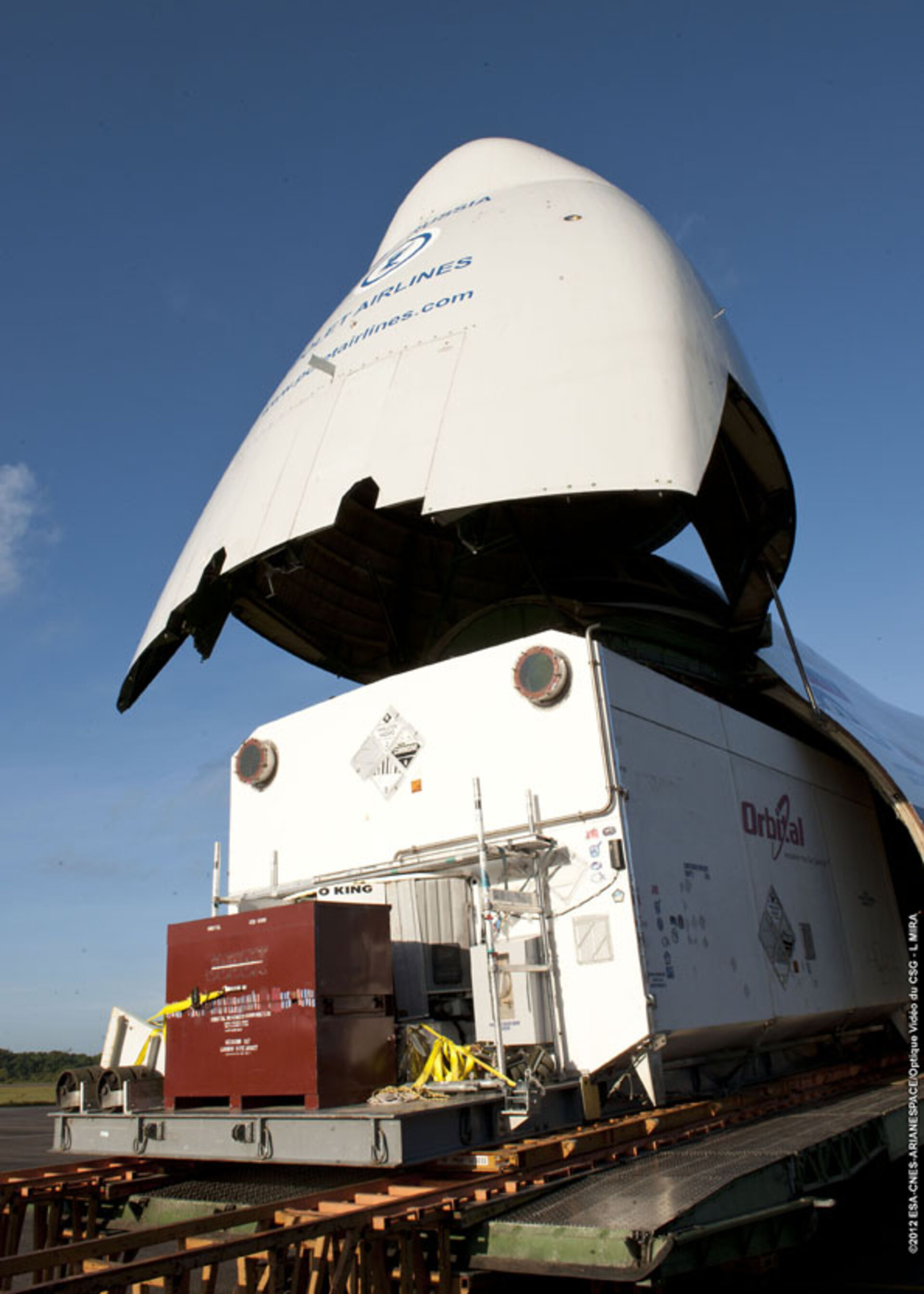 Hylas 2 arrives in Kourou