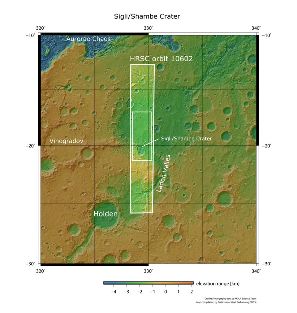 Ladon basin in context