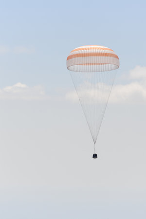 Soyuz before landing