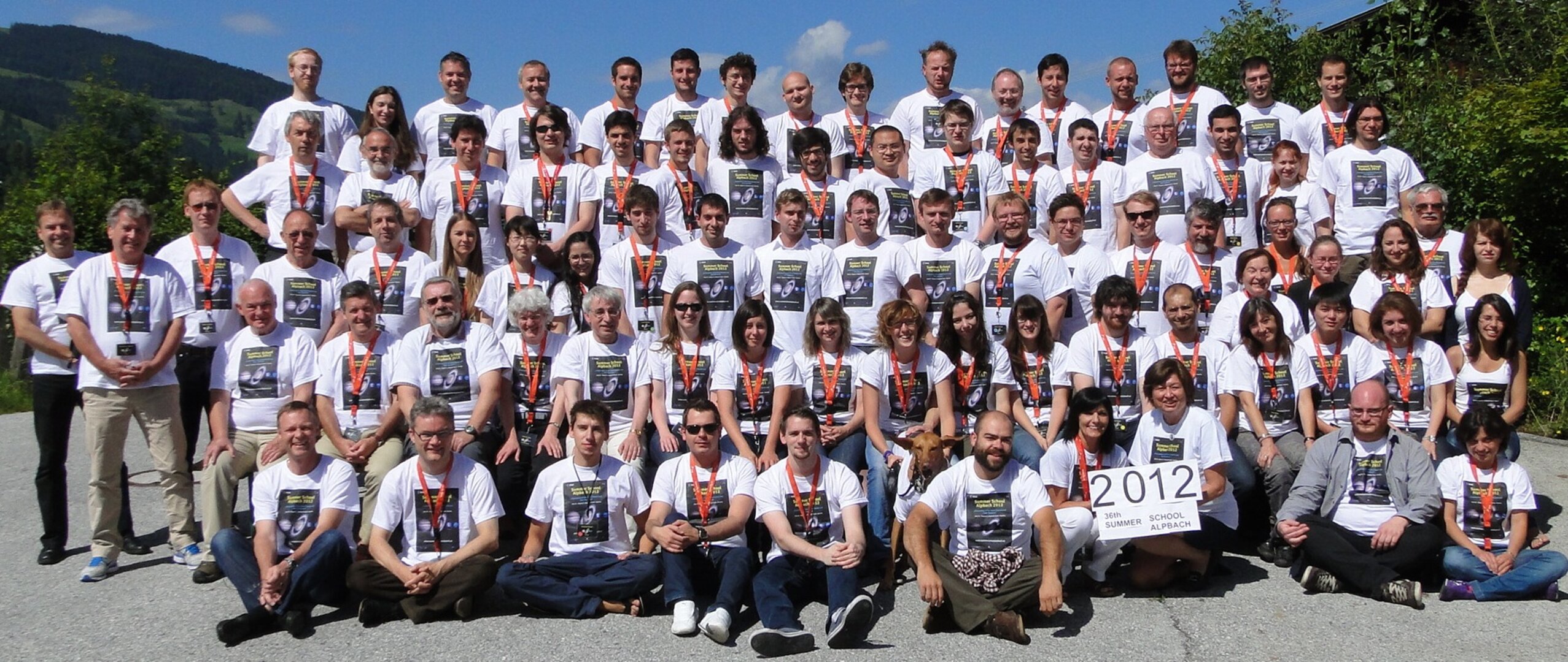 Group photo at the 2012 session.