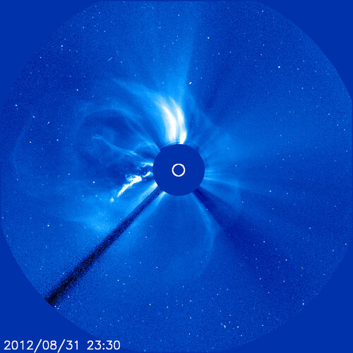 Solar flare 31 August 2012