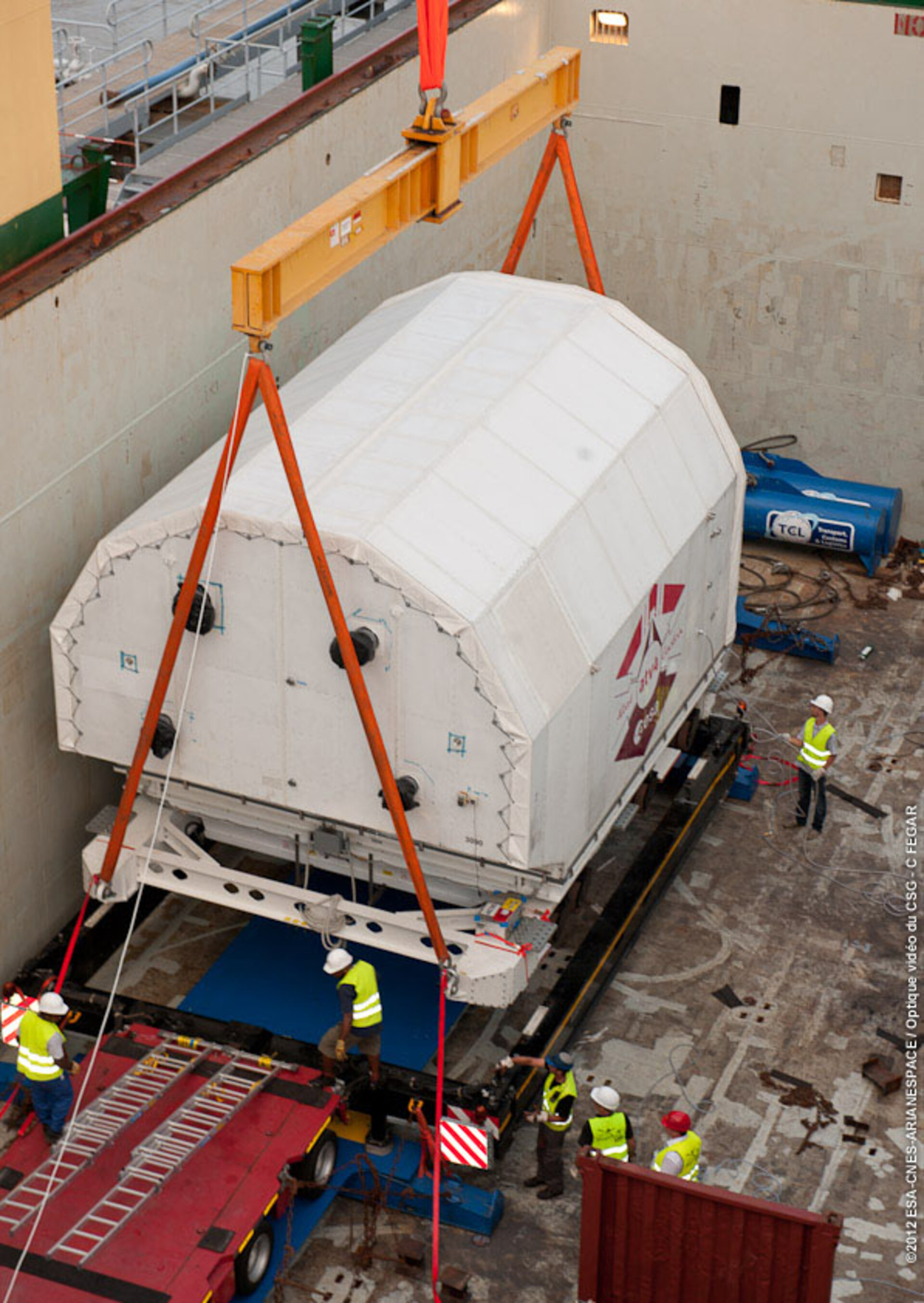 ATV-4 arrives in Kourou