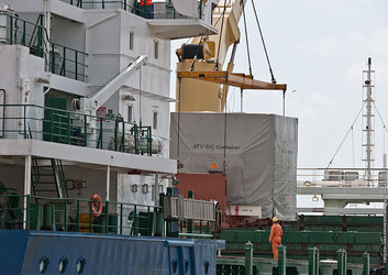 ATV-4 arrives in Kourou