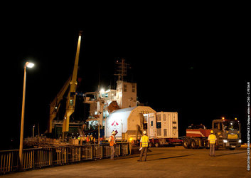 ATV-4 arrives in Kourou