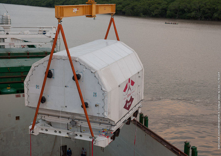 ATV-4 arrives in Kourou