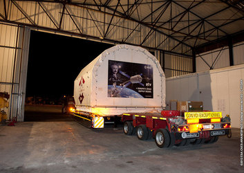 ATV-4 arrives in Kourou