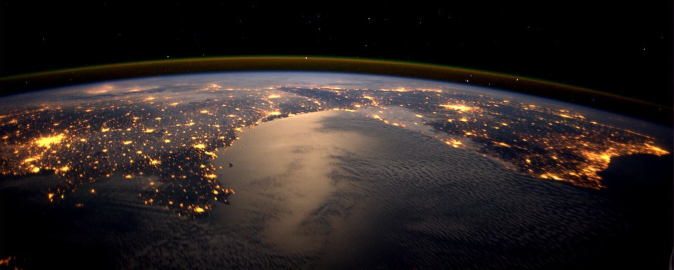 Europe seen by ESA astronaut André Kuipers onboard the ISS