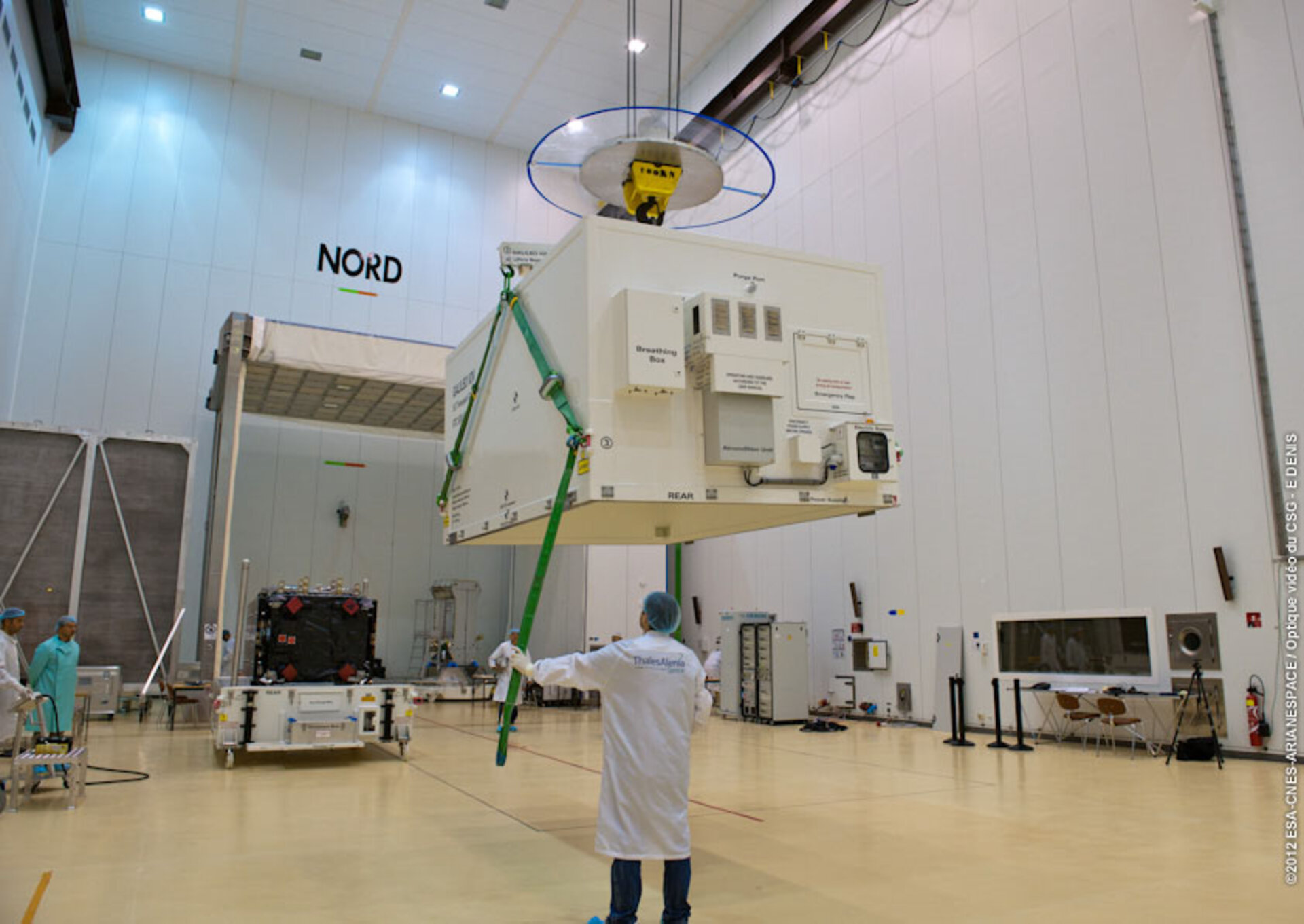 Galileo FM4 arrives in Kourou