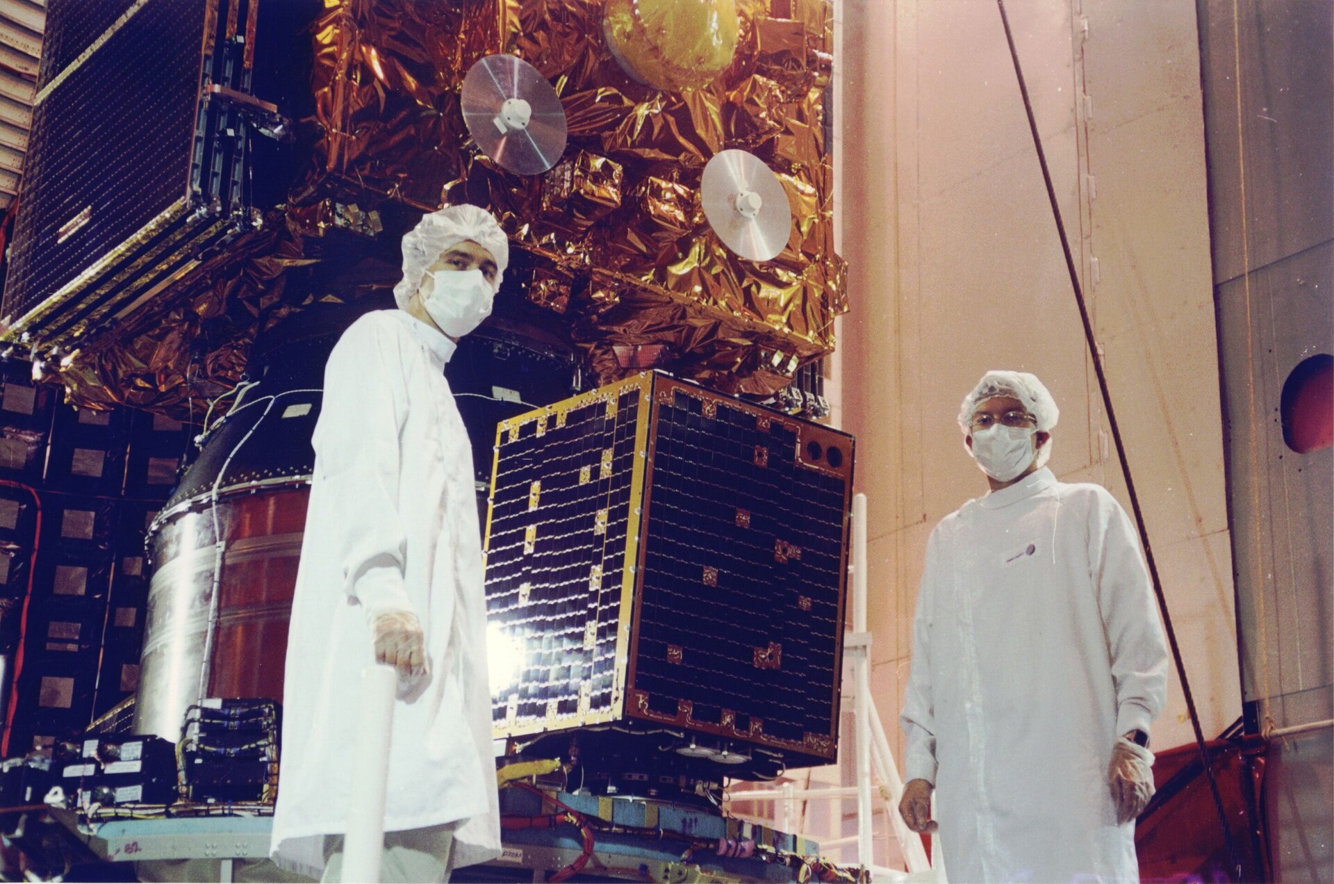 Le microsatellite technologique PROBA-1 de l’ESA est de fabrication belge.