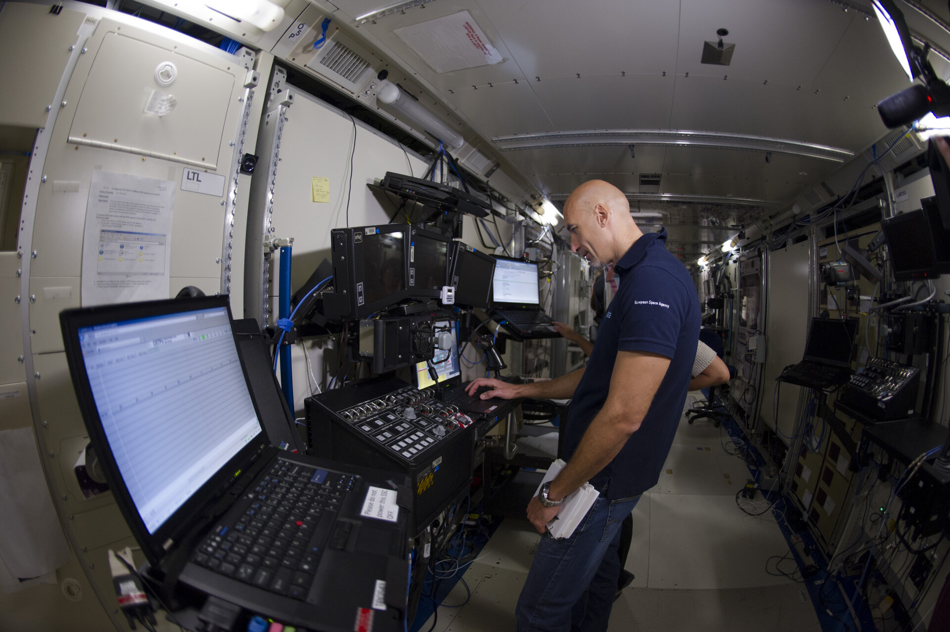 Luca training at NASA