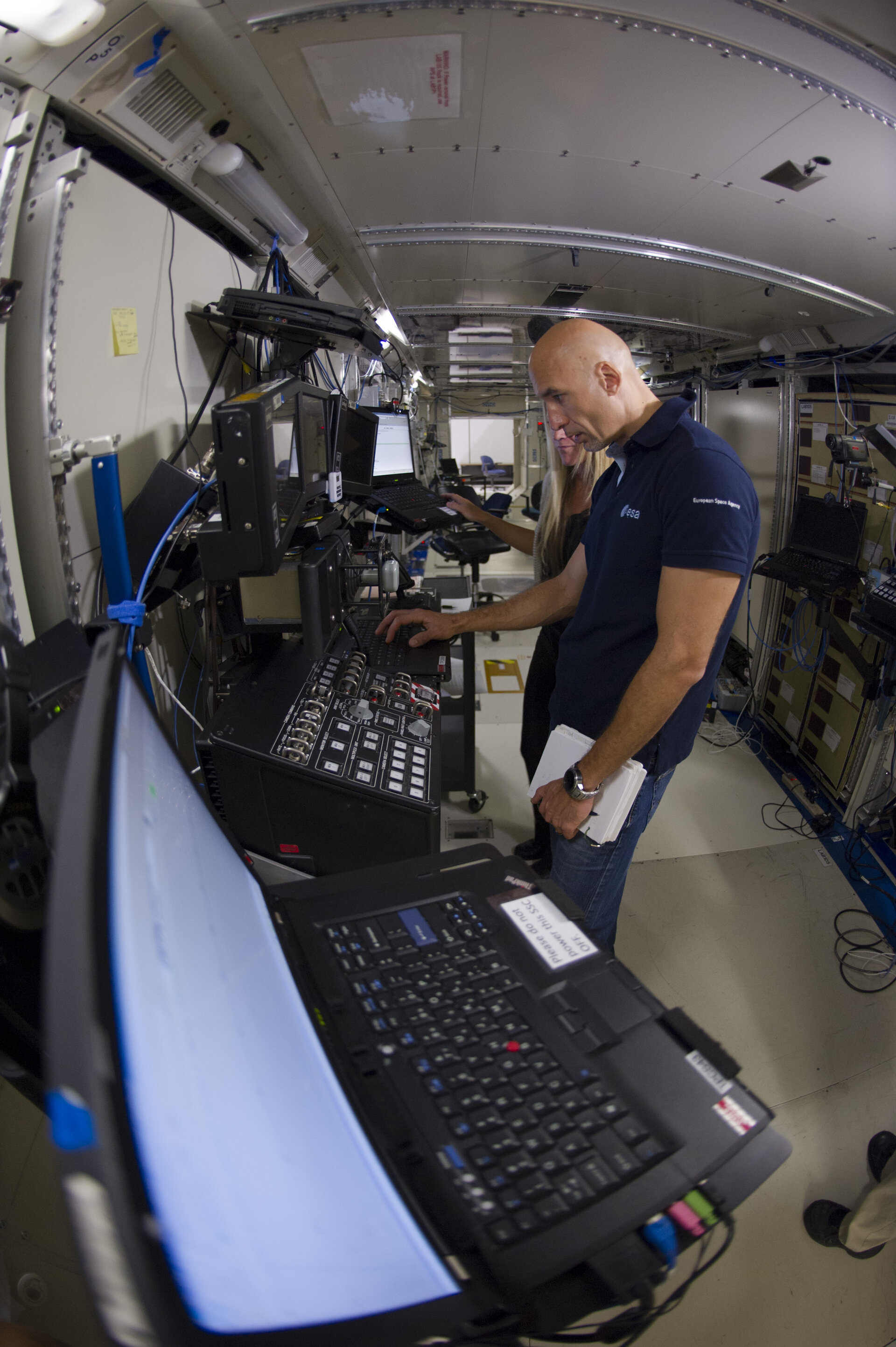 Luca training at NASA