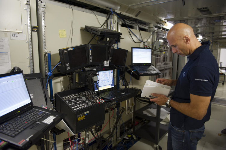 Luca training at NASA