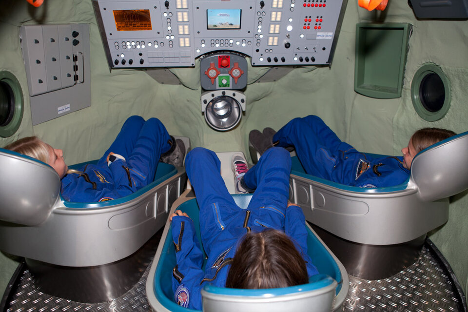 Soyuz simulator at Space Expo