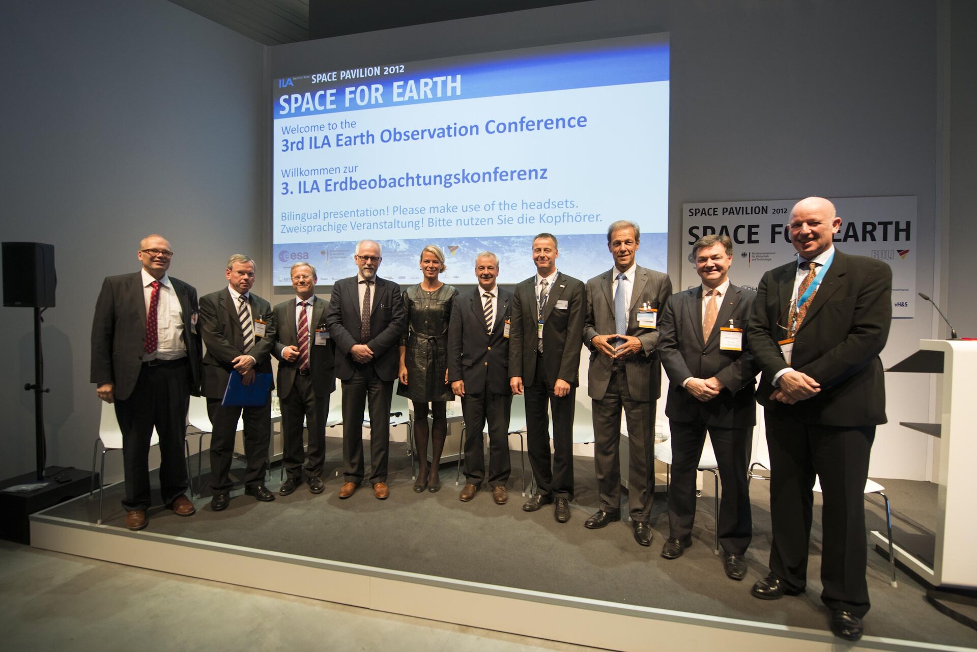 Speakers at the Earth Observation Conference