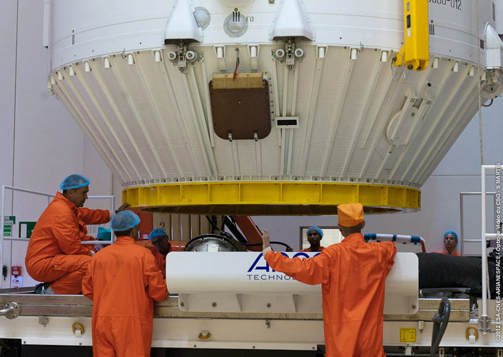 Galileo integrated onto Soyuz