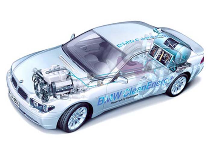 Liquid hydrogen-powered combustion engine