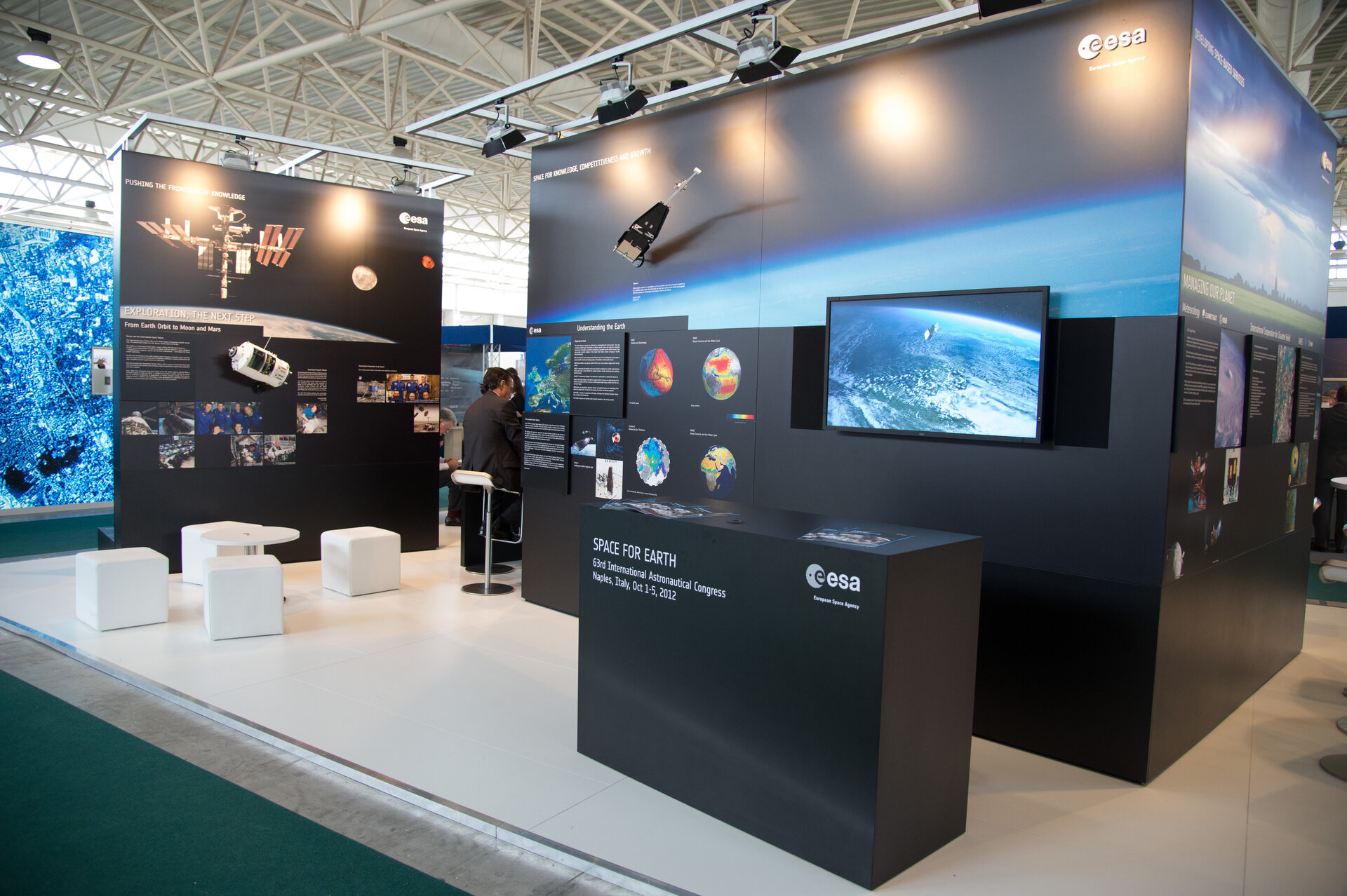 Overview of the ESA exhibition ‘Space for Earth’ IAC 2012