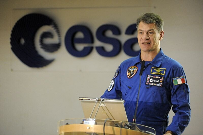 L'astronauta dell'ESA Paolo Nespoli