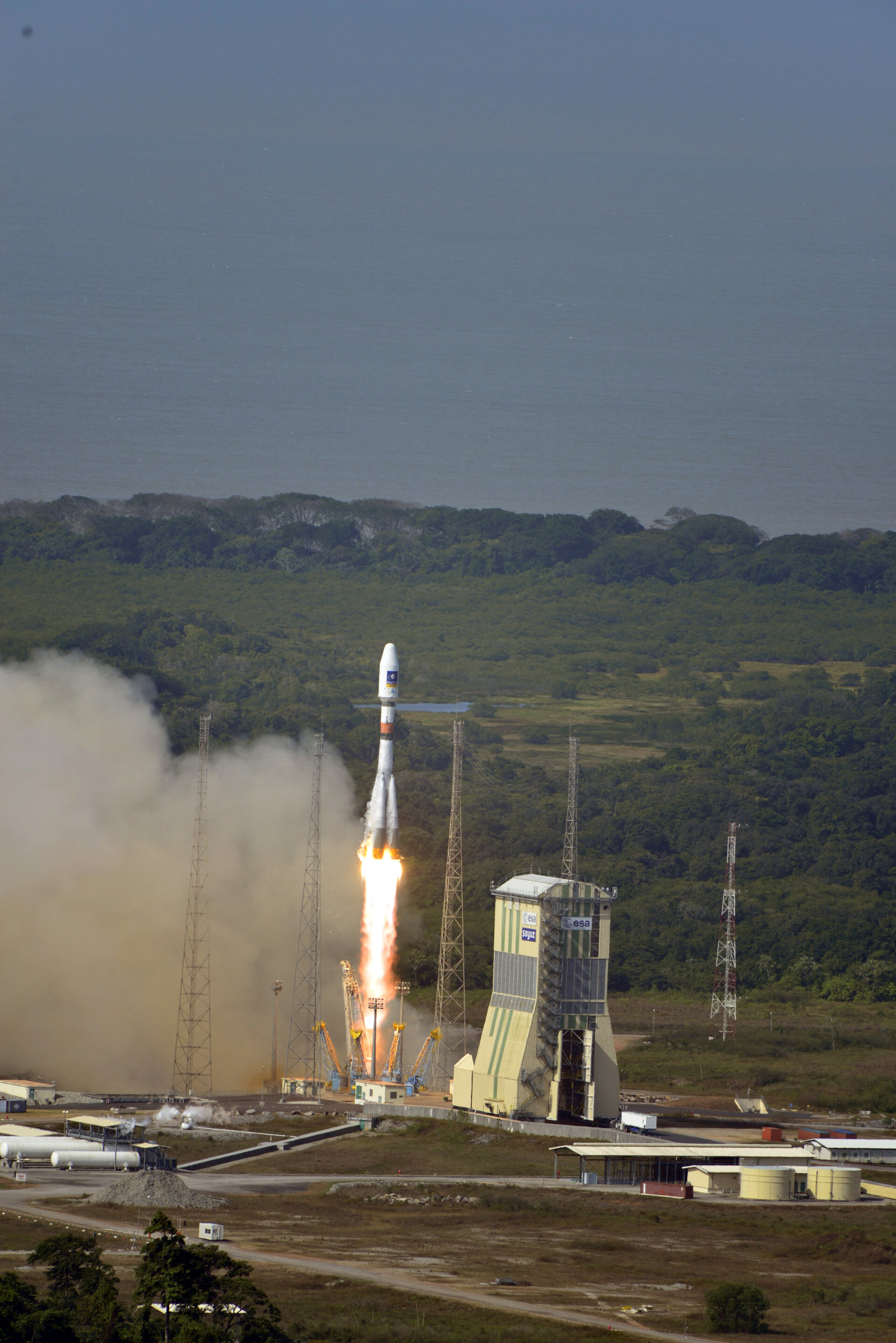 Start rakety Sojuz k misi VS03.