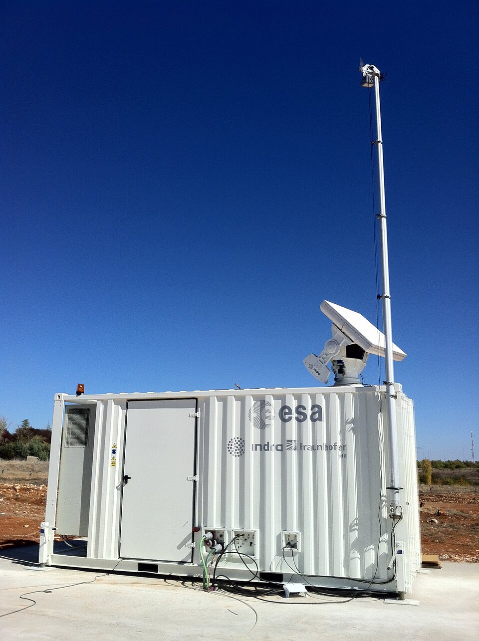 View of radar transmitter