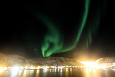 Aurora over Kjøllefjord, Norway