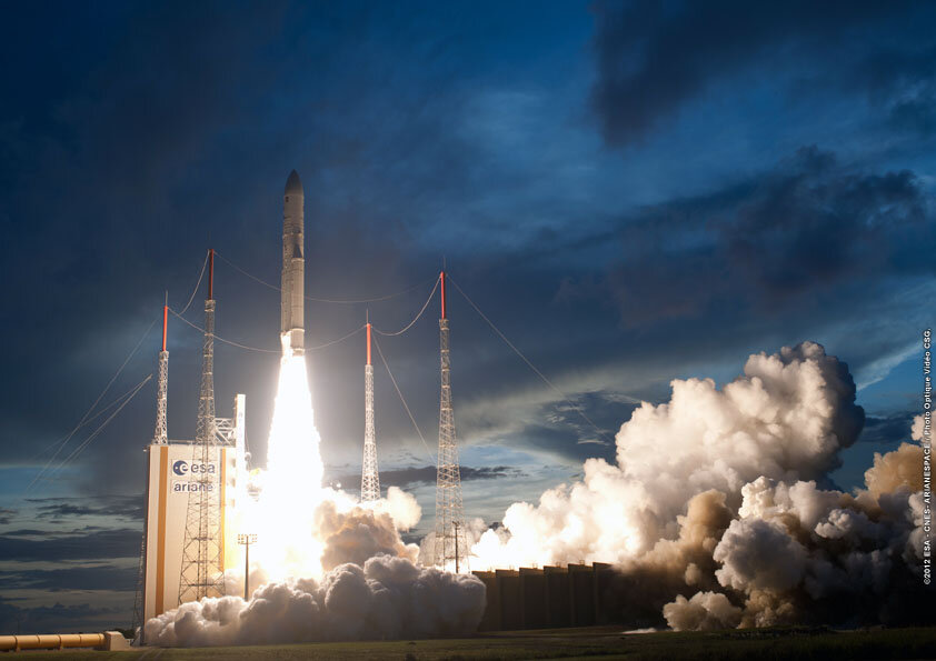 Ariane 5 runs on single version ERC32 chip