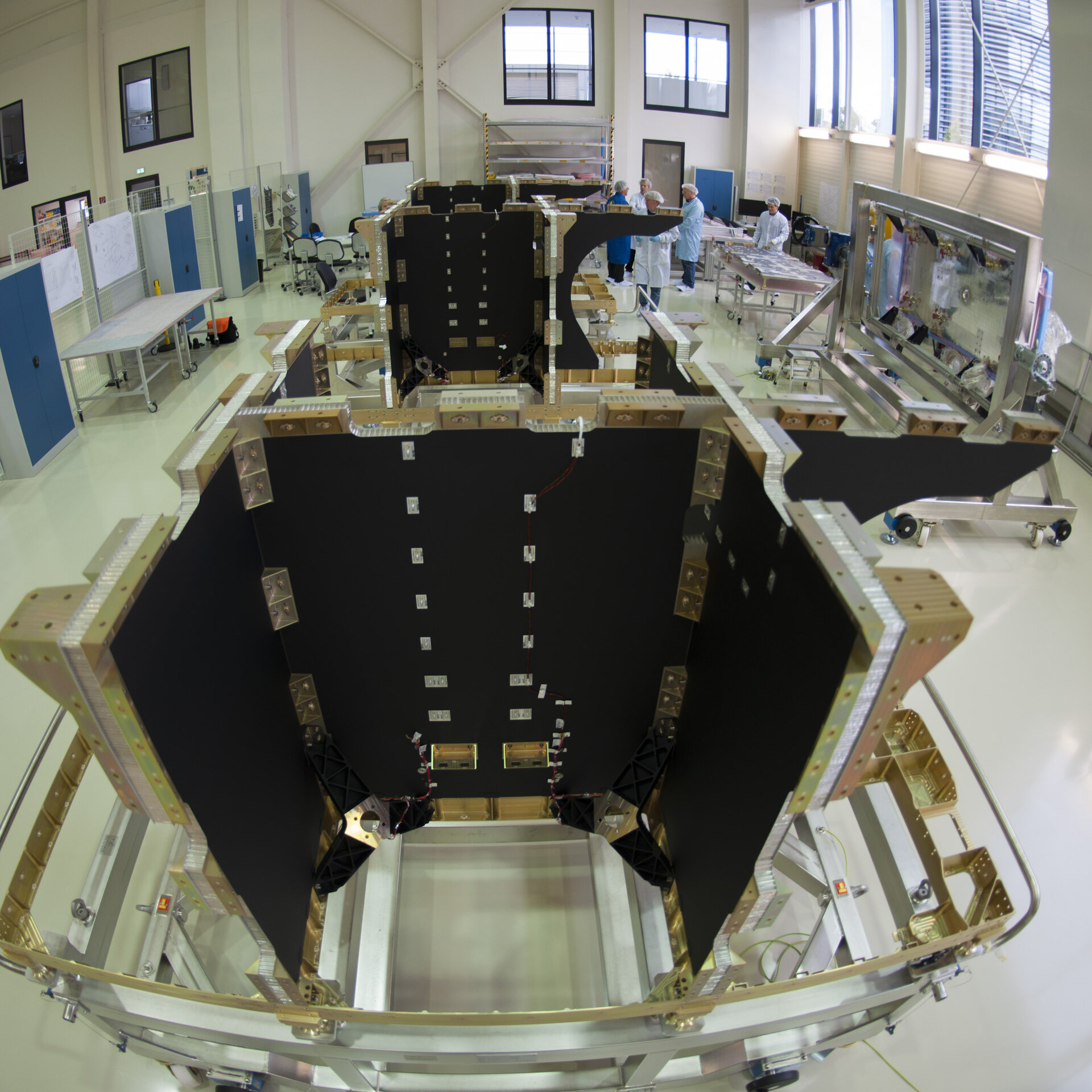 Galileo satellite production line