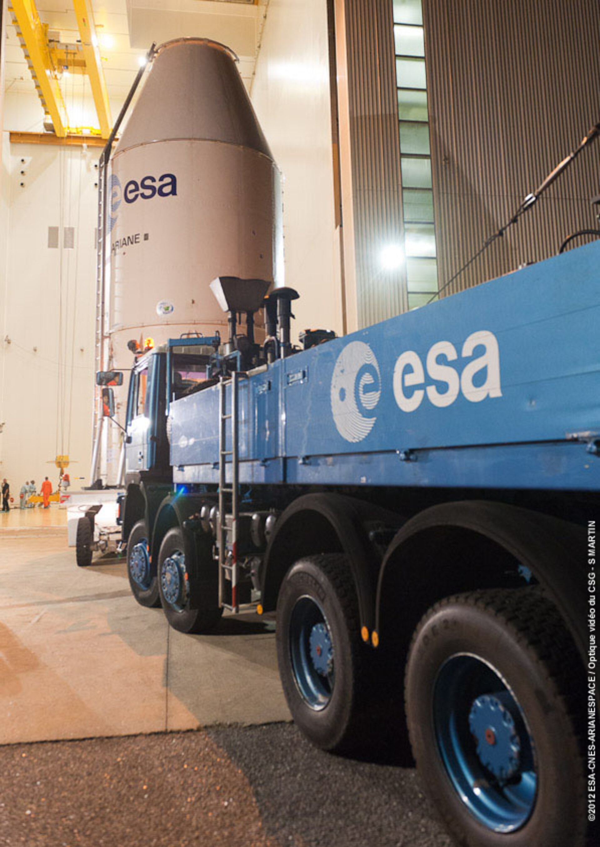 Ariane 5 VA211 under preparation 