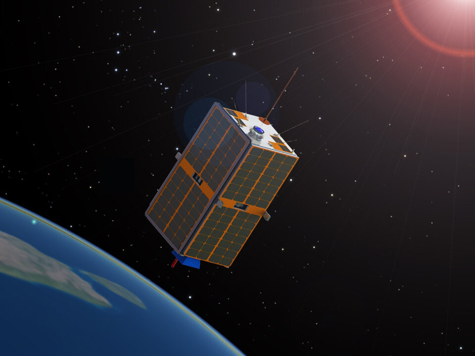 Artist’s impression of ESEO deployed in orbit