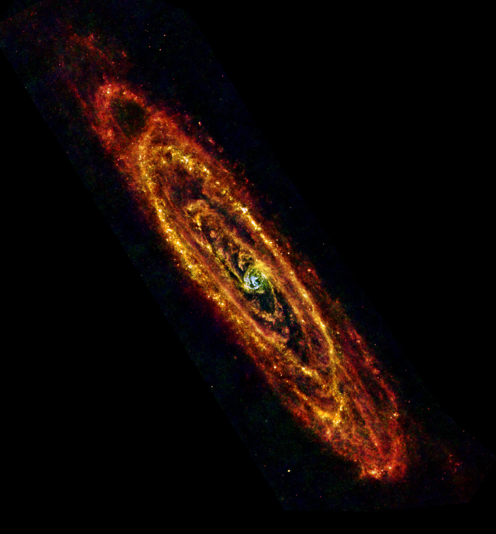 La galaxie d'Andromède vue par Herschel